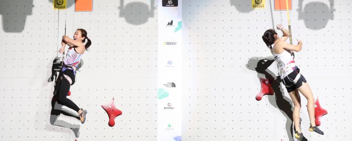 （体育）攀岩——世锦赛：中国选手获得速度赛亚军、季军