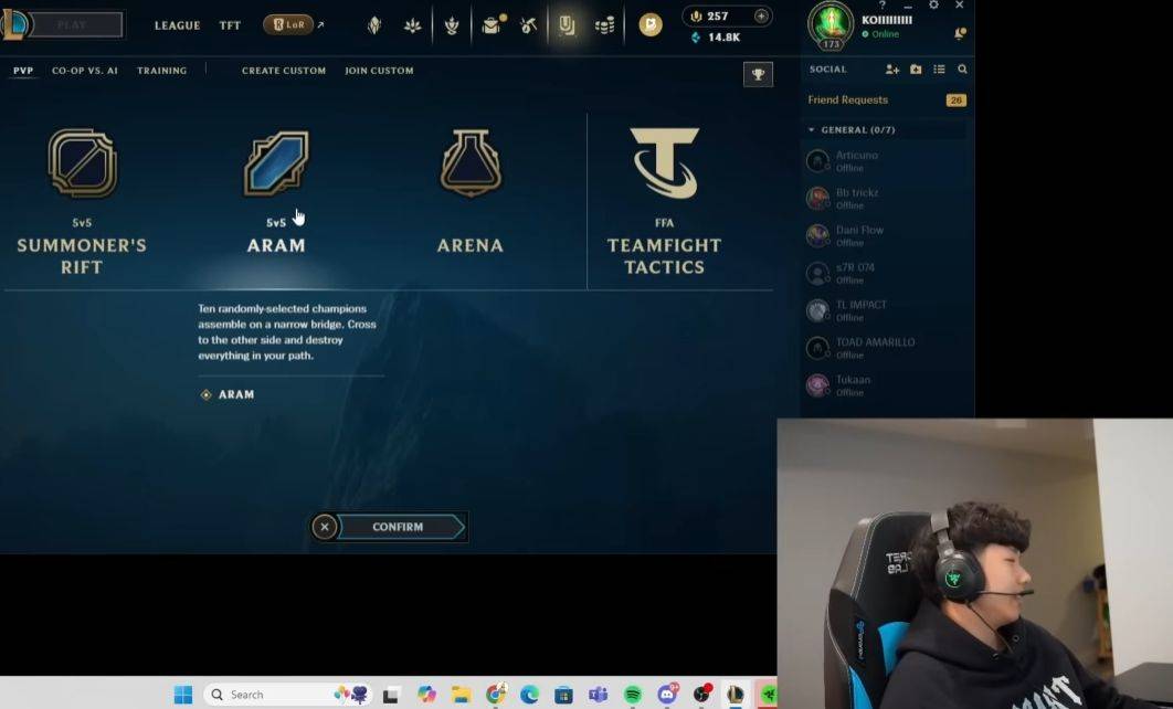 LOL冠(guān)军选手认爲(wèi)大乱斗比单排更有(yǒu)价值