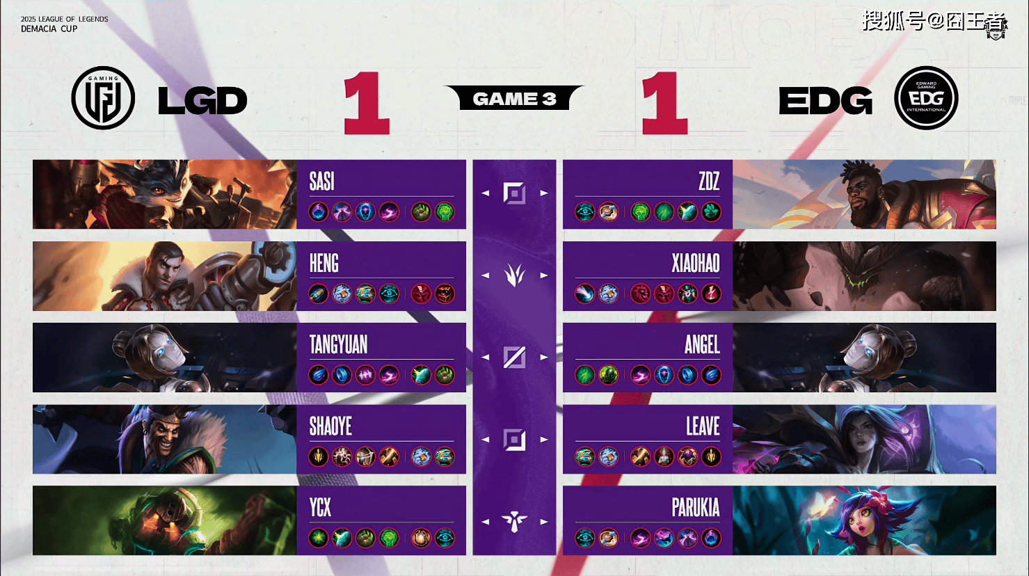 德玛西(xī)亚杯：让一(yī)追二，EDG三局战胜LGD