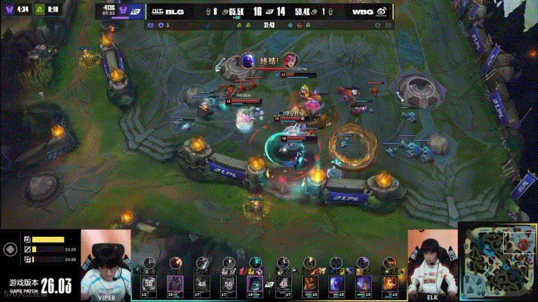 LPL全华班被打成人机！开局4分钟游戏结束，倒霉蛋ELK再遇BUG